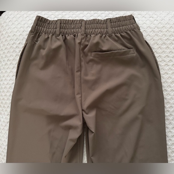 Beyond Yoga Status Wide Leg Trouser in Dune Size XS NW1251 Brown Pleated Pants - Picture 10 of 16